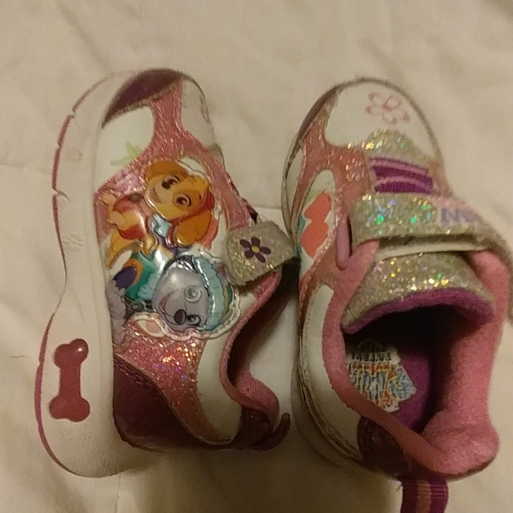 Light up paw patrol shoes